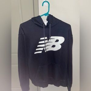 Black and White New Balance Hoodie Size Large